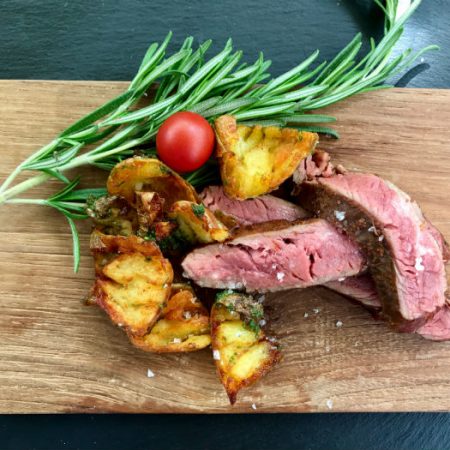 Flank Steak mit Patagonia Chips