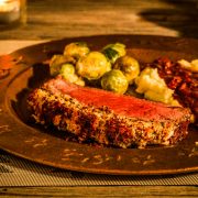 Leckeres Roastbeef mit Kräuterkruste