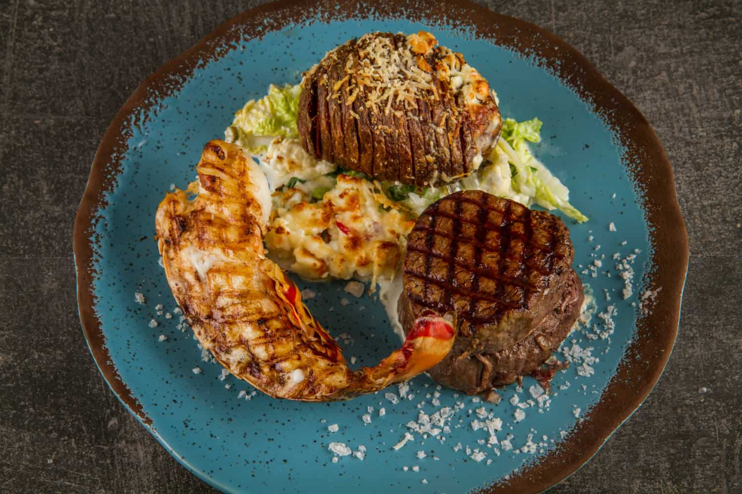 Premium Surf Turf Mit Uberbackenen Hasselbeck Kartoffeln Don Carne Beef Blog