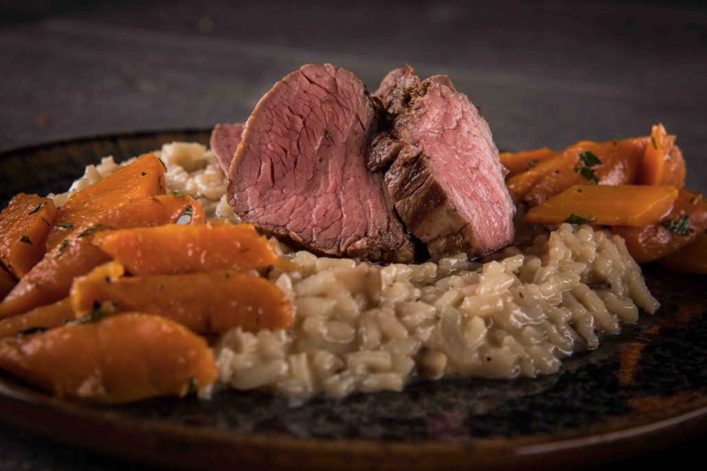 Teres Major mit Steinpilzrisotto & glasierten Karotten Don Carne Beef Blog