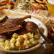 Oktoberfest Ente mit Kartoffelsalat