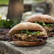 Portugiesisches Iberico Bifana Sandwich