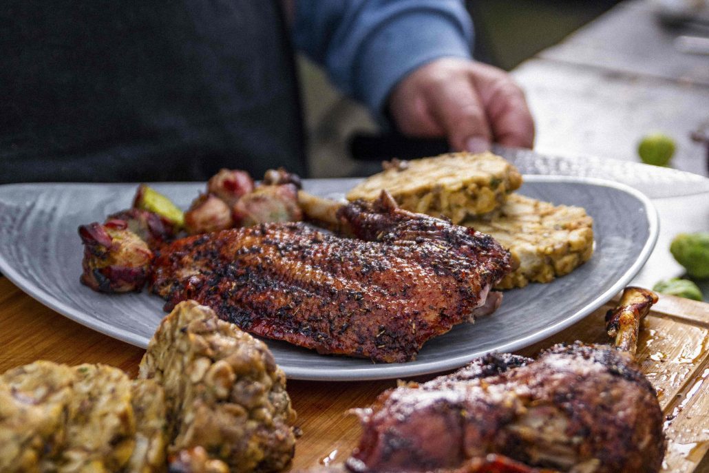 Gefüllte Gans vom Grill - Don Carne Beef Blog Gefüllte Gans vom Grill - Don Carne Beef Blog