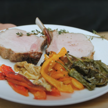 French Racks vom Iberico Schwein