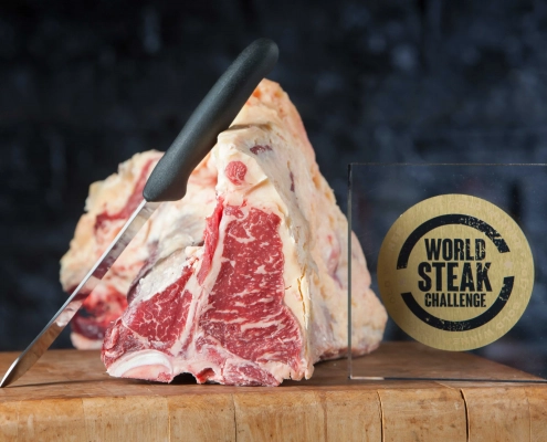 das preisgekrönte Sashi Beef