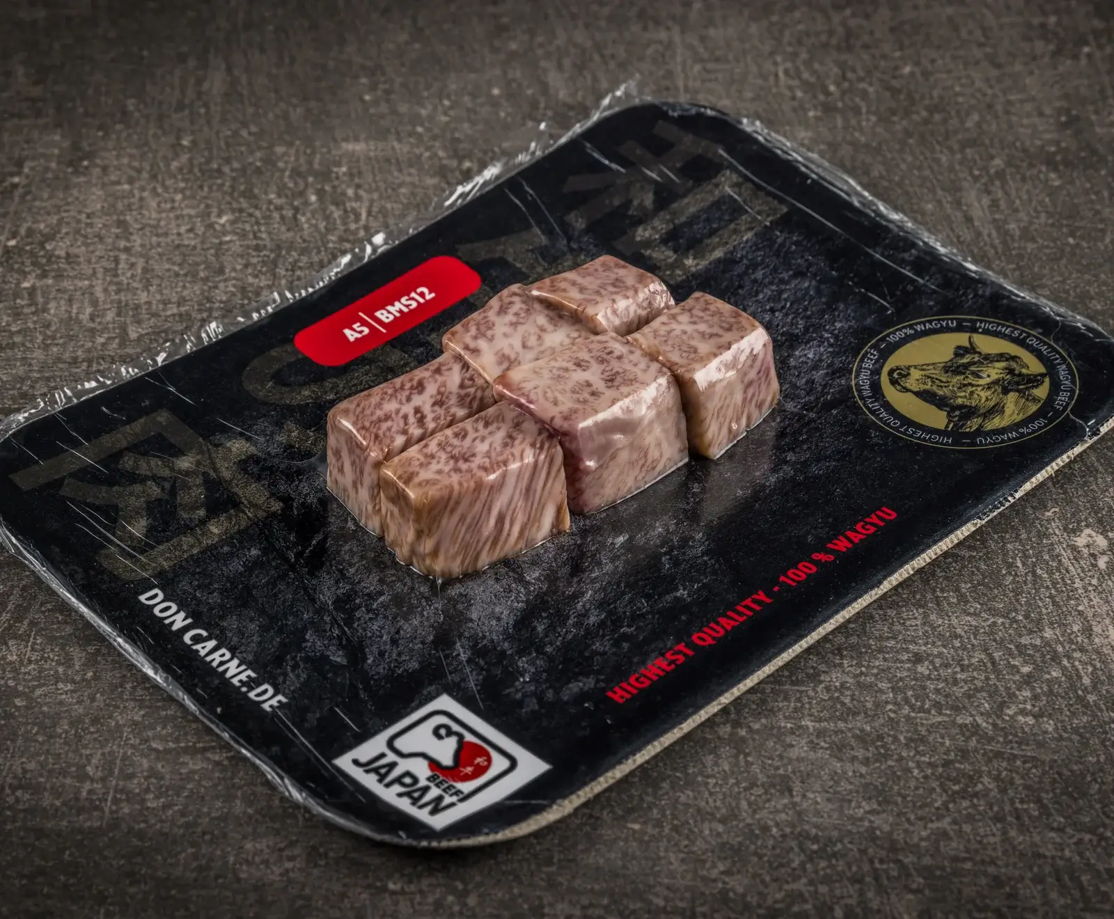 Japanisches Wagyu Rib Eye Cap Würfel A5