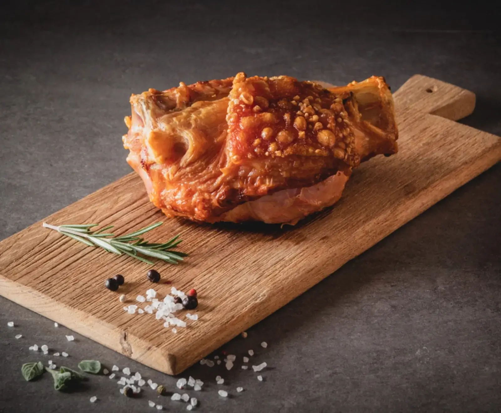 Niederrheinische Duroc Haxe gepökelt