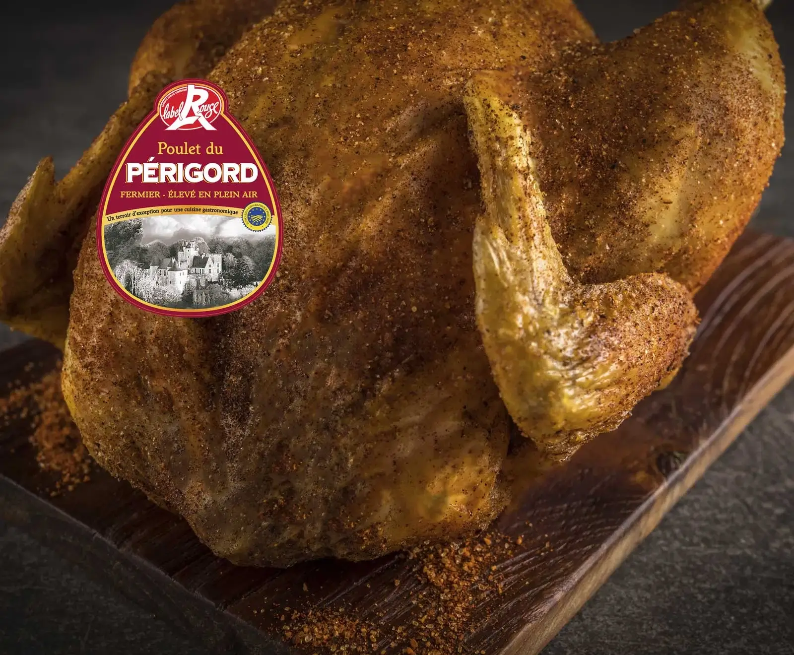 Französisches Maishähnchen ganz