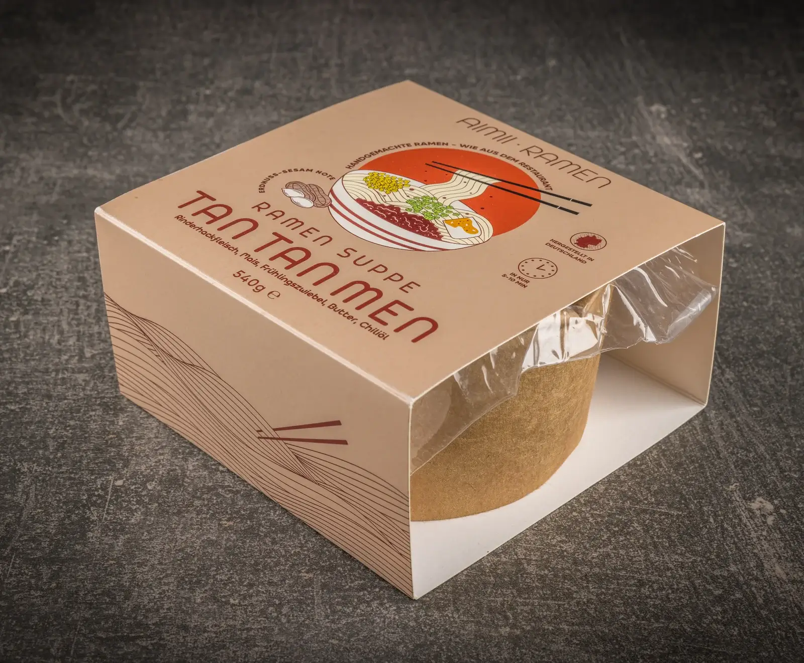 Tan Tan Men Hackfleisch Ramen Suppe 