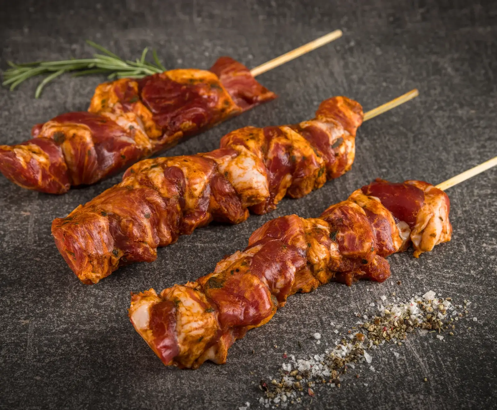 Spanische Iberico Spieße Paprika mariniert