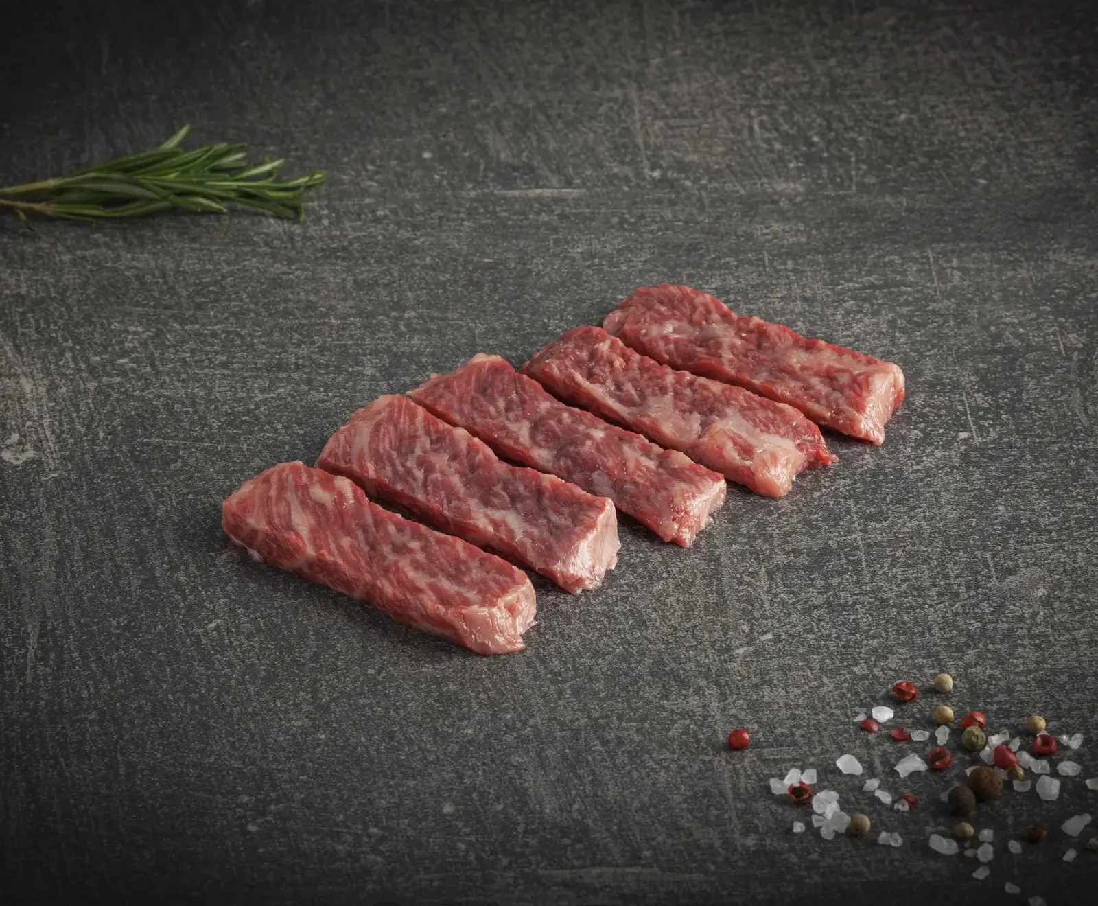 US Wagyu Zabuton Slices 100 g schockgefrostet