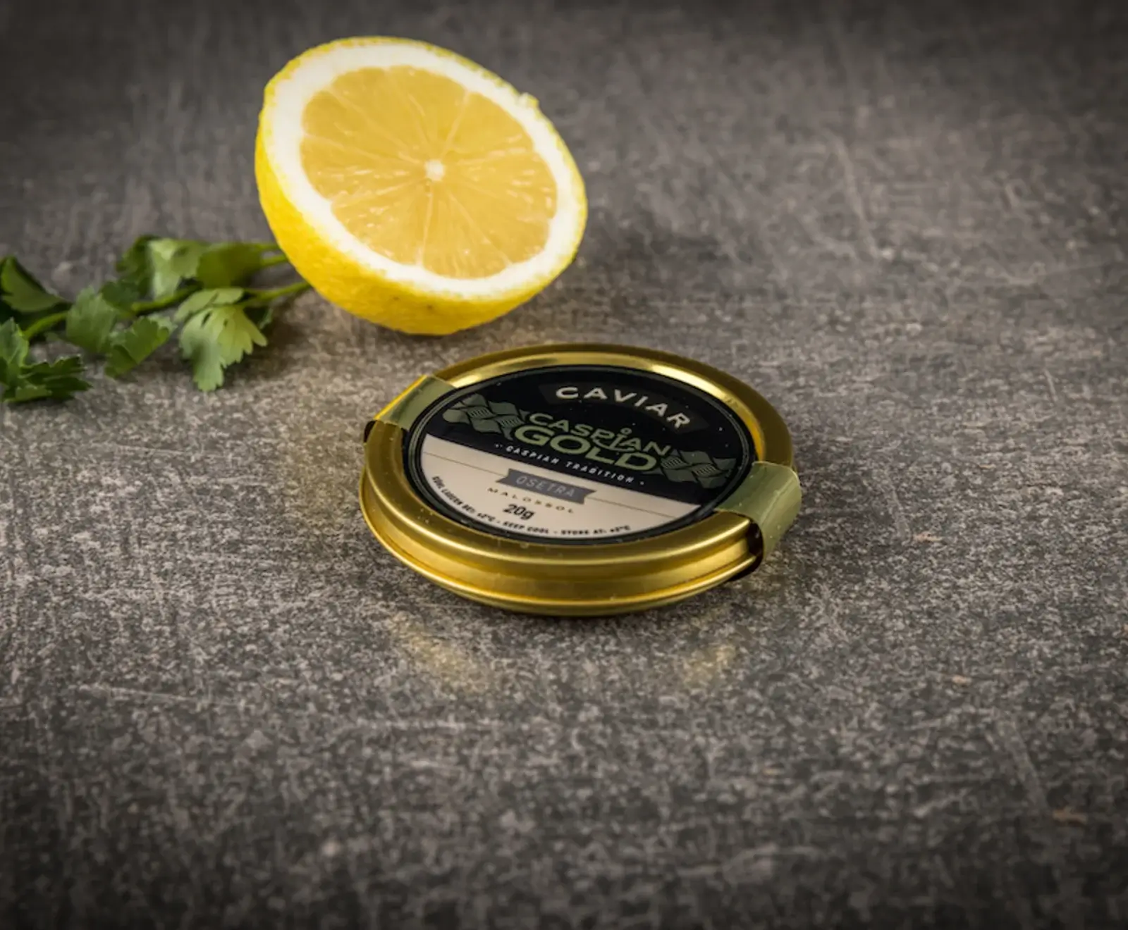 Caspian Gold Osietra Kaviar 20 g frisch