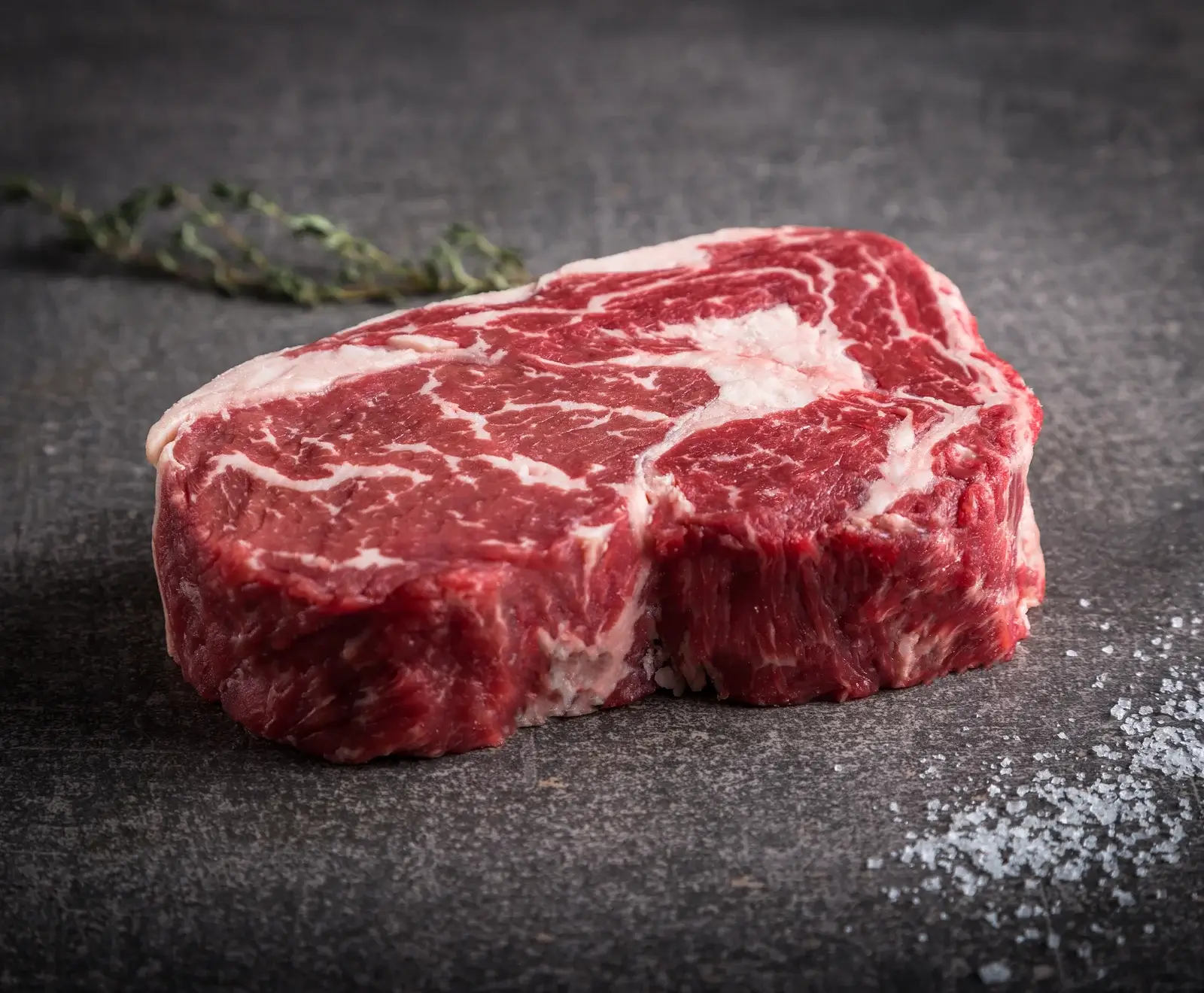 Australisches Black Angus Rib Eye Steak