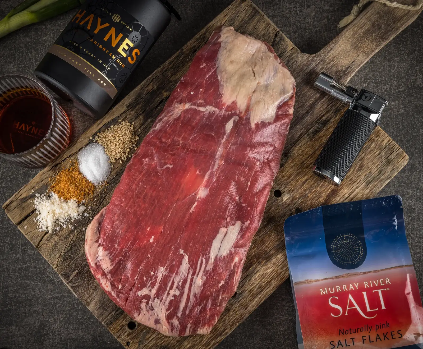 Rum Aged Flank Steak Vatertagspaket