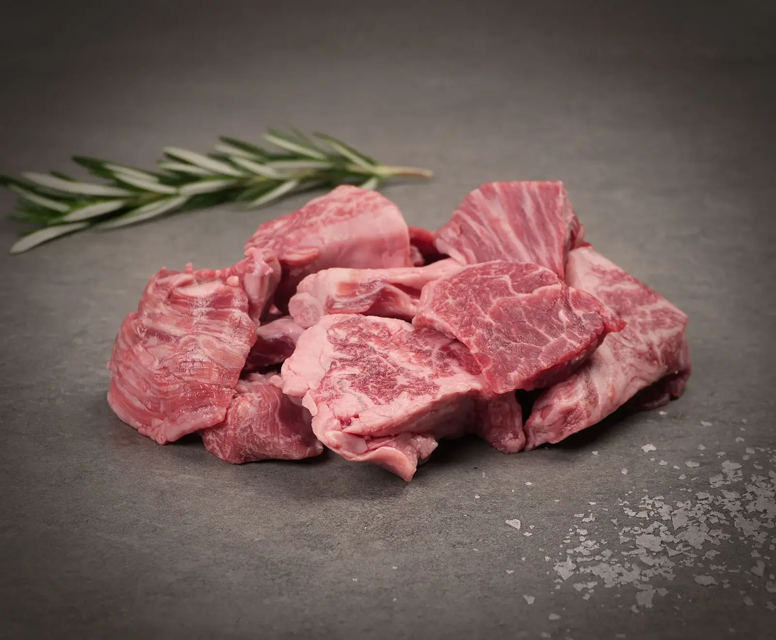 Japanische Kobe Wagyu Abschnitte