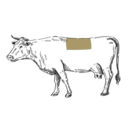 Grafik von einem Rind, wo das Roastbeef eingezeichnet ist.