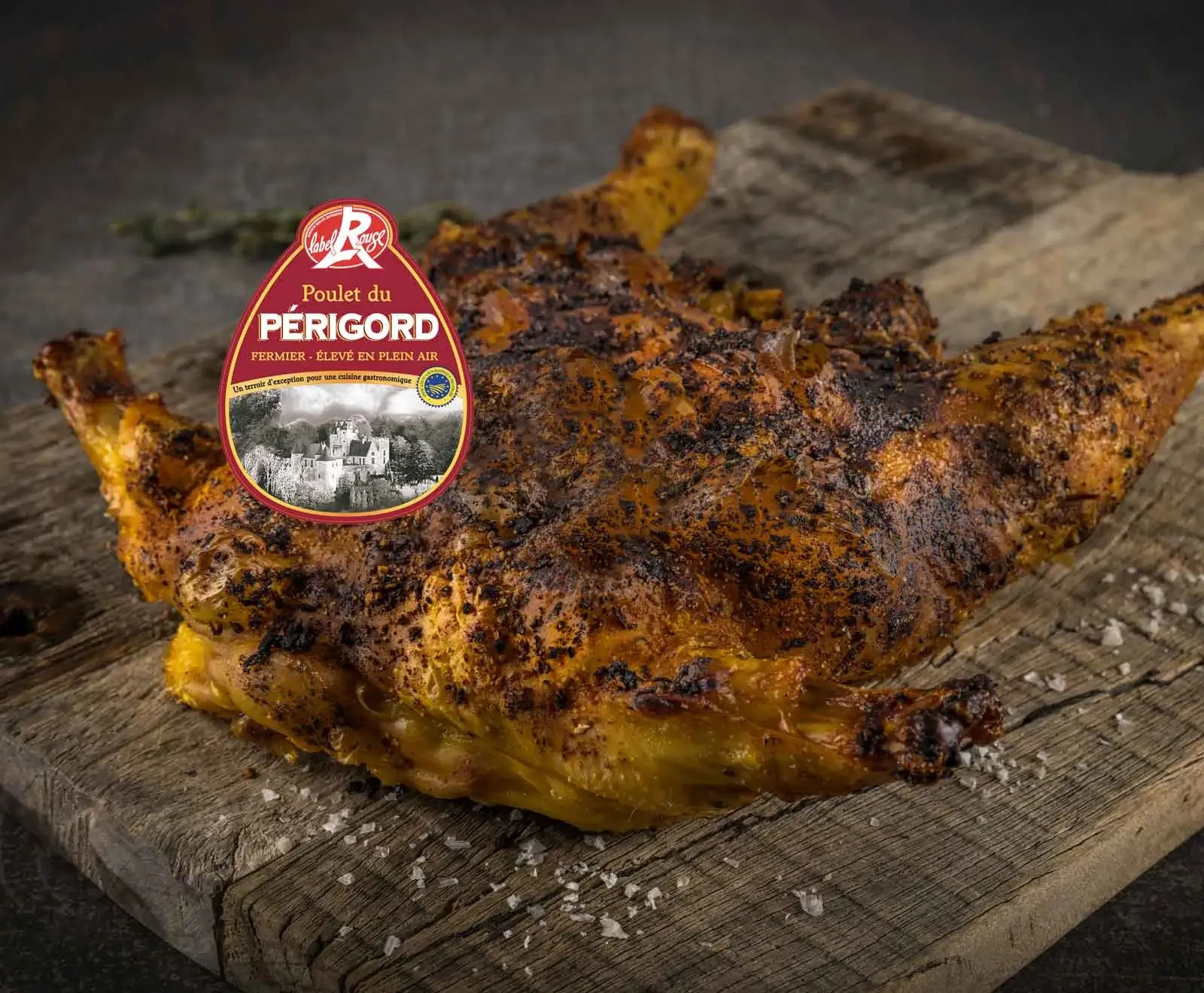 Französisches Maishähnchen "Roadkill Chicken"