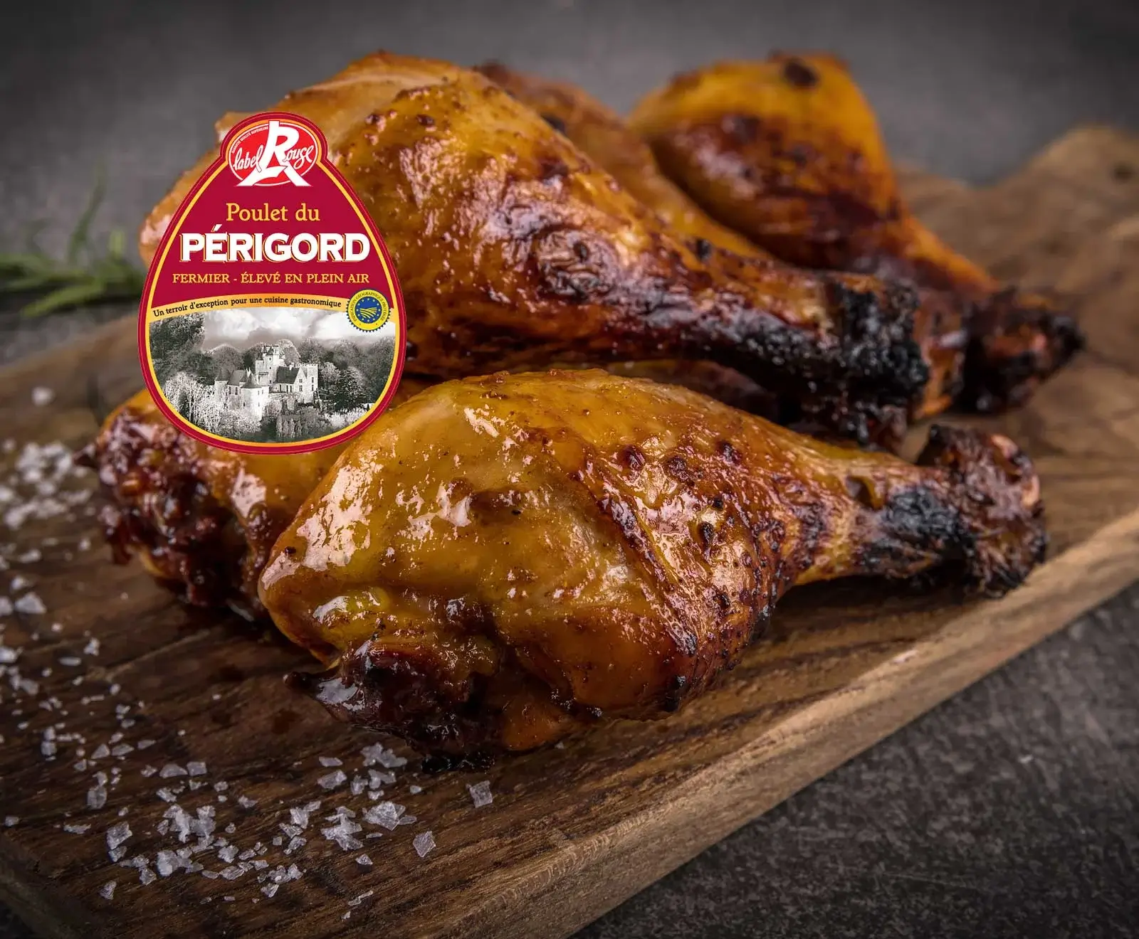 Französische Maishähnchen Drumsticks 